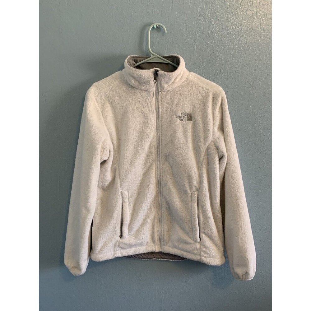 The North Face Ladies AAHY White Cozy Fleece Jacket Adult Size Medium